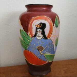 Japan Hand Painted Small Vase Vintage